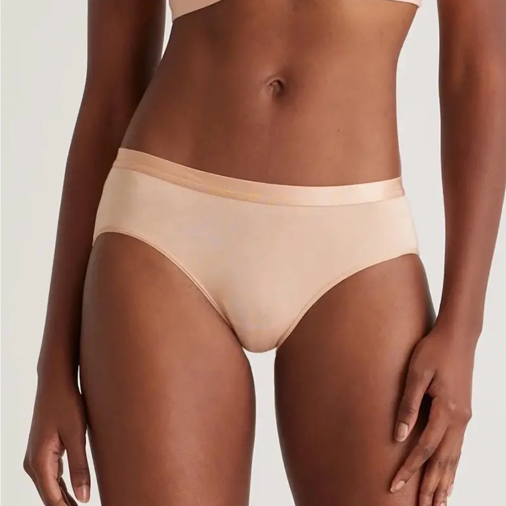 Quince Micro modal  Briefs NWOB 3 pack Warm Sand Small y838